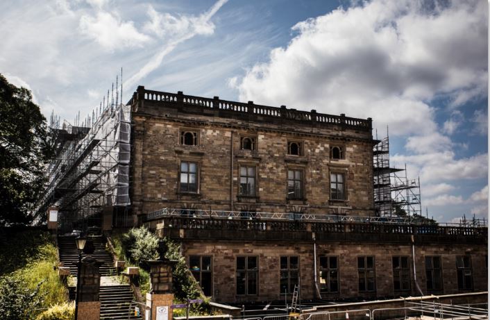 Temporary Works at the Historic Nottingham Castle!