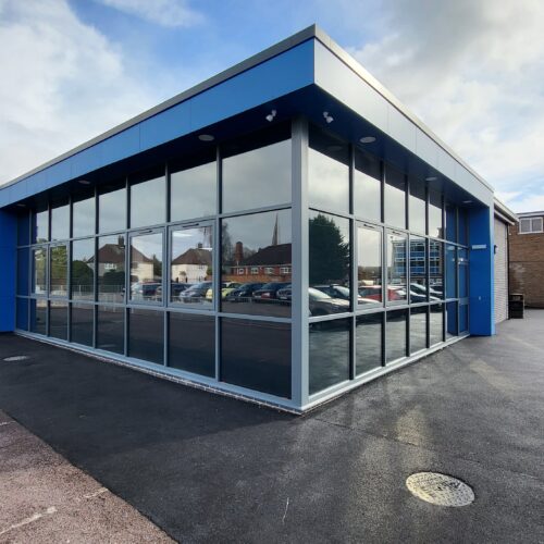 science block extension at castle doningtom college