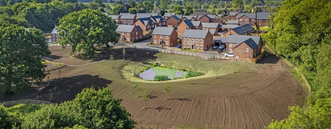 Pevril Homes' Flagshaw Pastures development in Kirk Langley