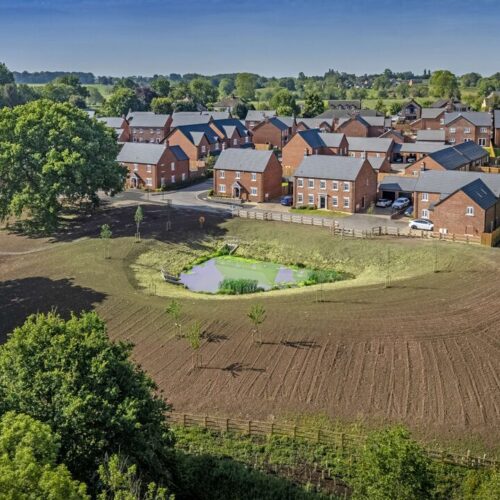 Pevril Homes' Flagshaw Pastures development in Kirk Langley